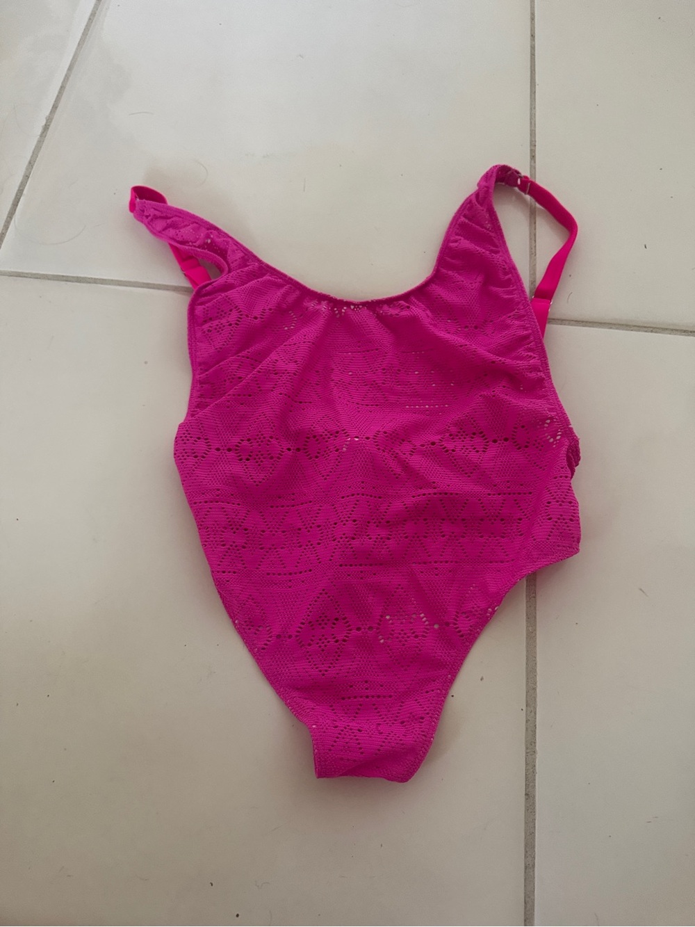 Women's Hot Pink One-Piece Swimsuit wicked weasel